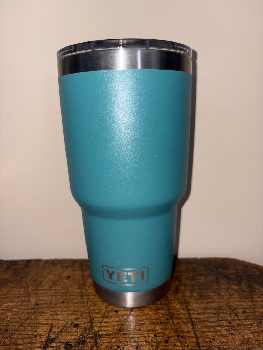 Yeti Stainless Steel Tumbler in Teal Blue 30OZ